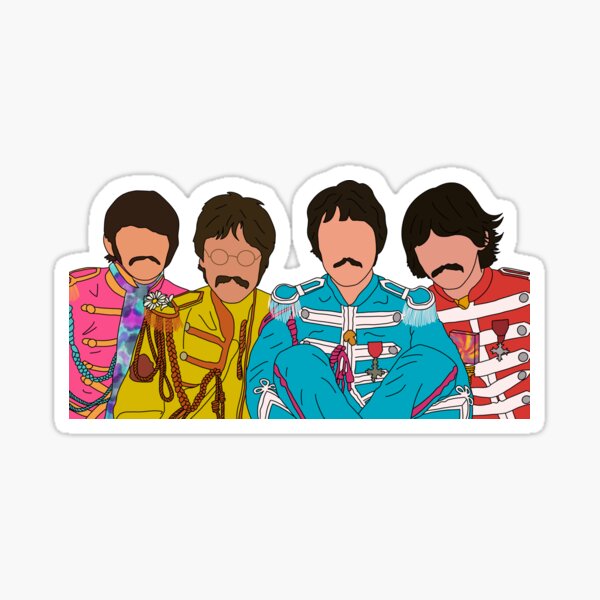 sgt pepper's lonely hearts club band Sticker
