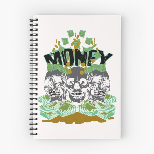 Item preview, Money Bills Coins Skull Gold Dollar Bills Euro Money designed and sold by tarek25.