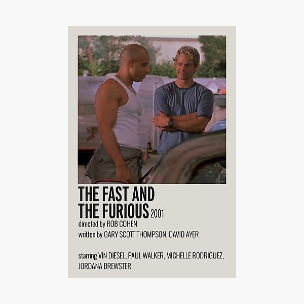 Item preview, Fast and Furious Movie Poster  designed and sold by cass-mddn.