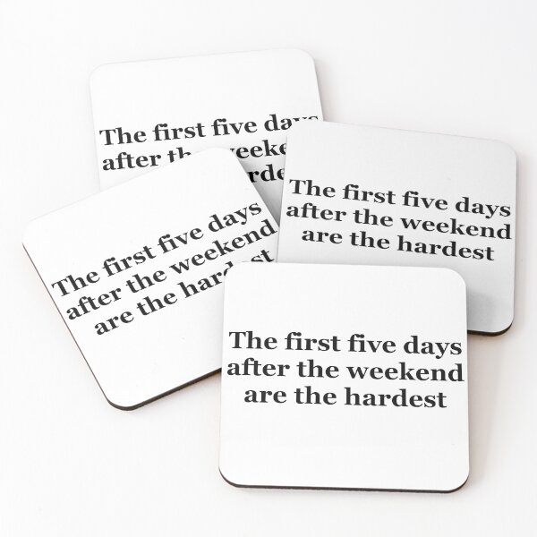 Item preview, the first five days after the weekend are the hardest designed and sold by 6059.