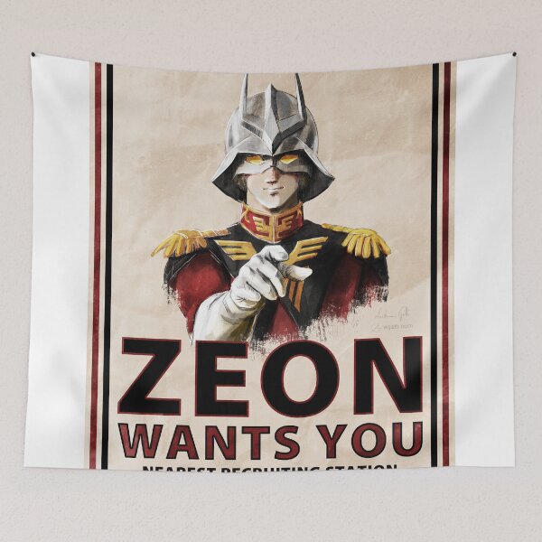 Item preview, Zeon Wants You Char designed and sold by Andrea Gatti Art.