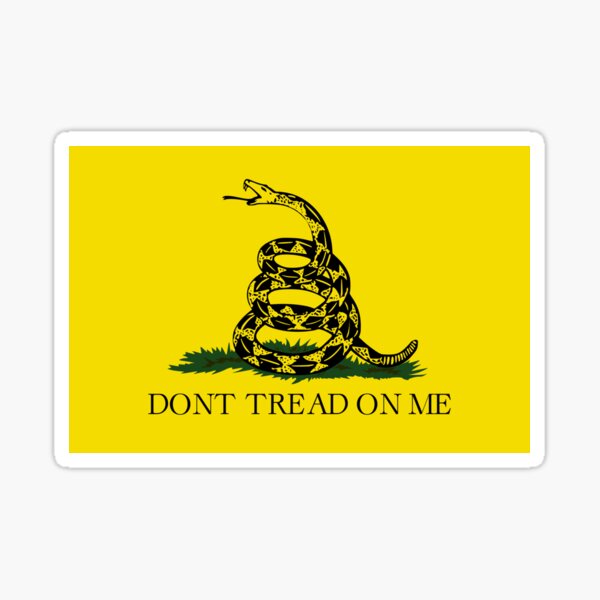 Dont Tread on me Sticker