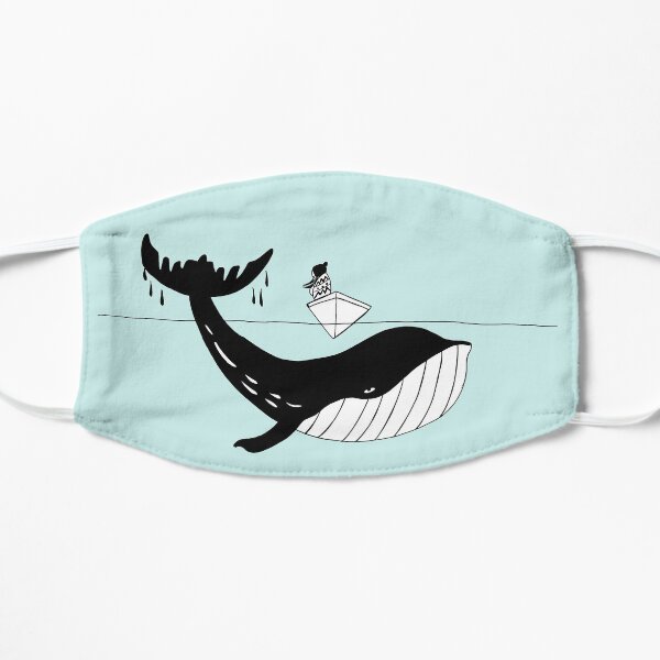 Scandinavia girl meets a whale Mask