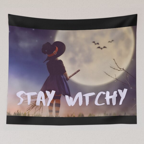 Item preview, Happy Halloween And Stay Witchy My Little Witch designed and sold by stevenwoodcock.