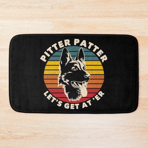 Item preview, Pitter Funny Patter German Shepherd Canadian Let's Get At Er designed and sold by Zeelicious Designs.