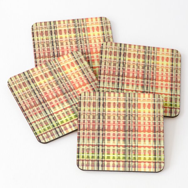 Item preview, Yellow Peach Tribal Plaid Design designed and sold by mvbillings.