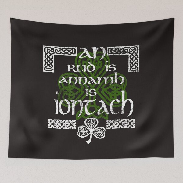 Item preview, Gaelic Quotes THE THING THAT SELDOM IS WONDERFUL Celtic Irish Knots St. Patrick's Day designed and sold by TopTeeShop.