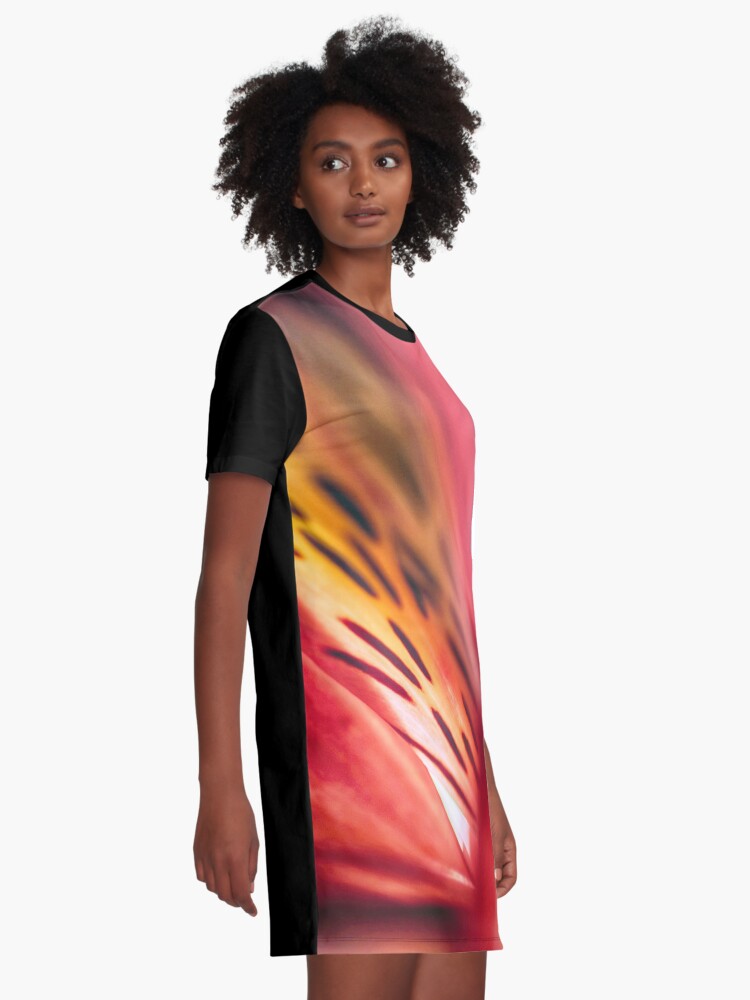 Alternate view of Flower Mystical Graphic T-Shirt Dress