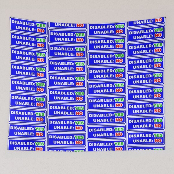 Item preview, Handicap; designed and sold by StickerApe.