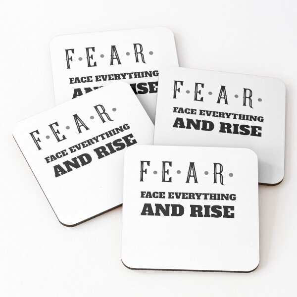Item preview, Fear: face everything and rise!  designed and sold by AllGoodViBesCo.