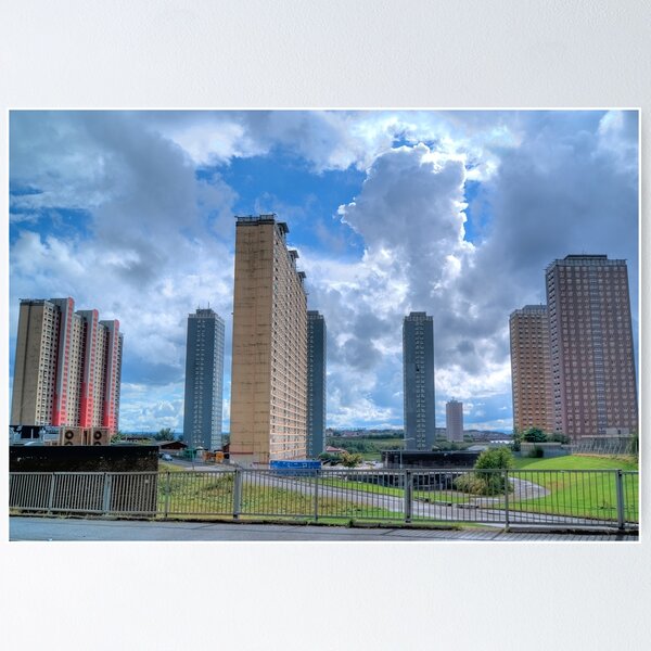 Glasgow The Red Road Flats Poster