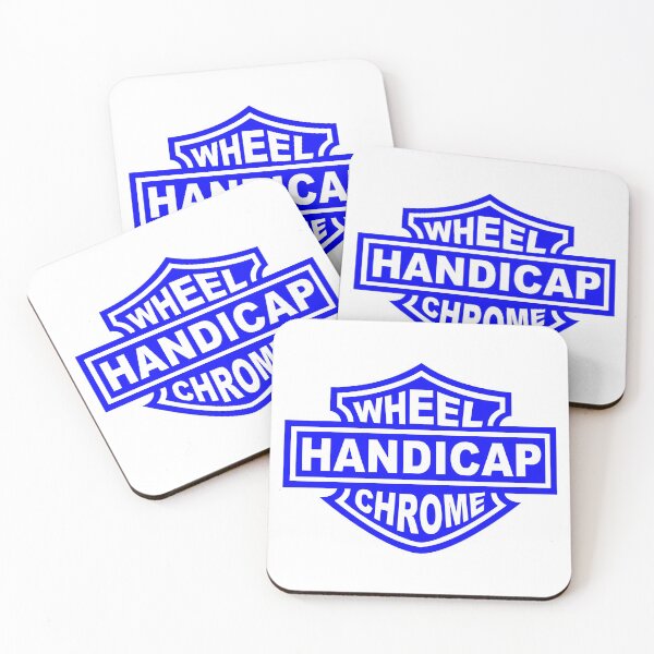 Item preview, Handicap; Wheel Chrome; Patch; Sign; designed and sold by StickerApe.