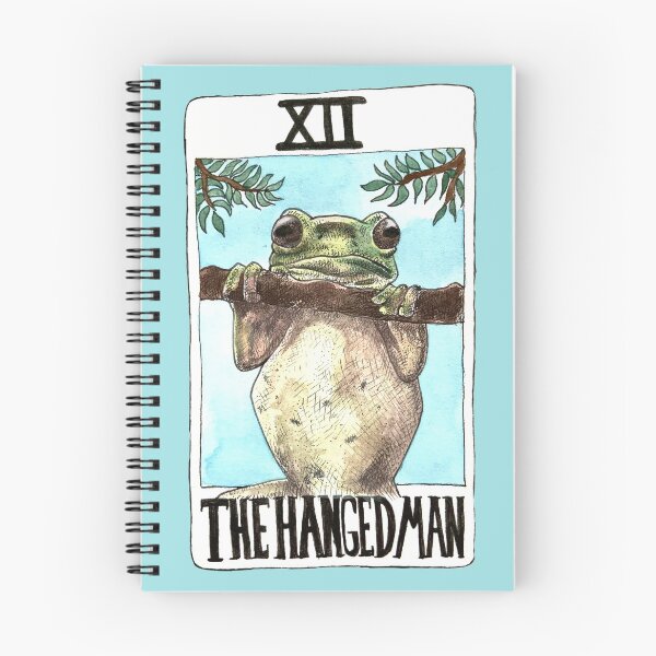 Item preview, The Hanged Man Frog Tarot designed and sold by alfs-world.