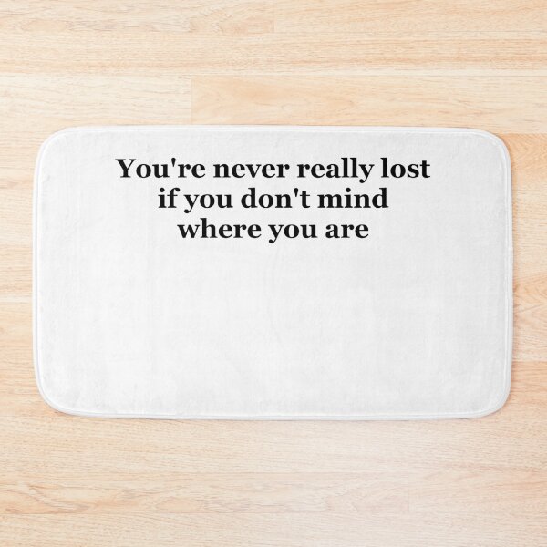 Item preview, you're never really lost saying designed and sold by 6059.