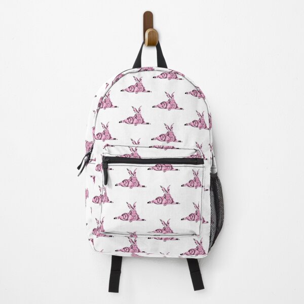 Item preview, “Relax Rabbit” v1 - funny - nature - geometric - cute - pink - animals designed and sold by BDLVandFriends.