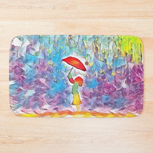 Item preview, Red Umbrella in the Rain - Classic Rain Umbrella designed and sold by Galathi Designs.