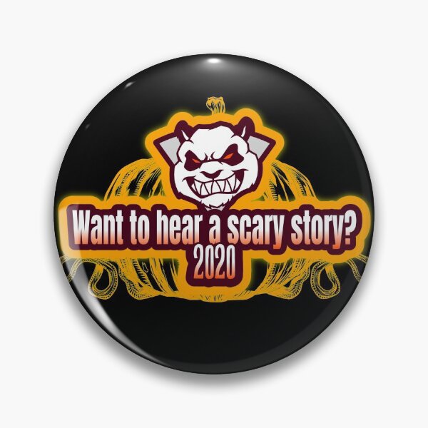 Item preview, Want to hear a scary story? Halloween 2020 with attitude panda designed and sold by DeliriousSteve.