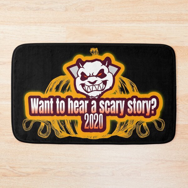 Item preview, Want to hear a scary story? Halloween 2020 with attitude panda designed and sold by DeliriousSteve.