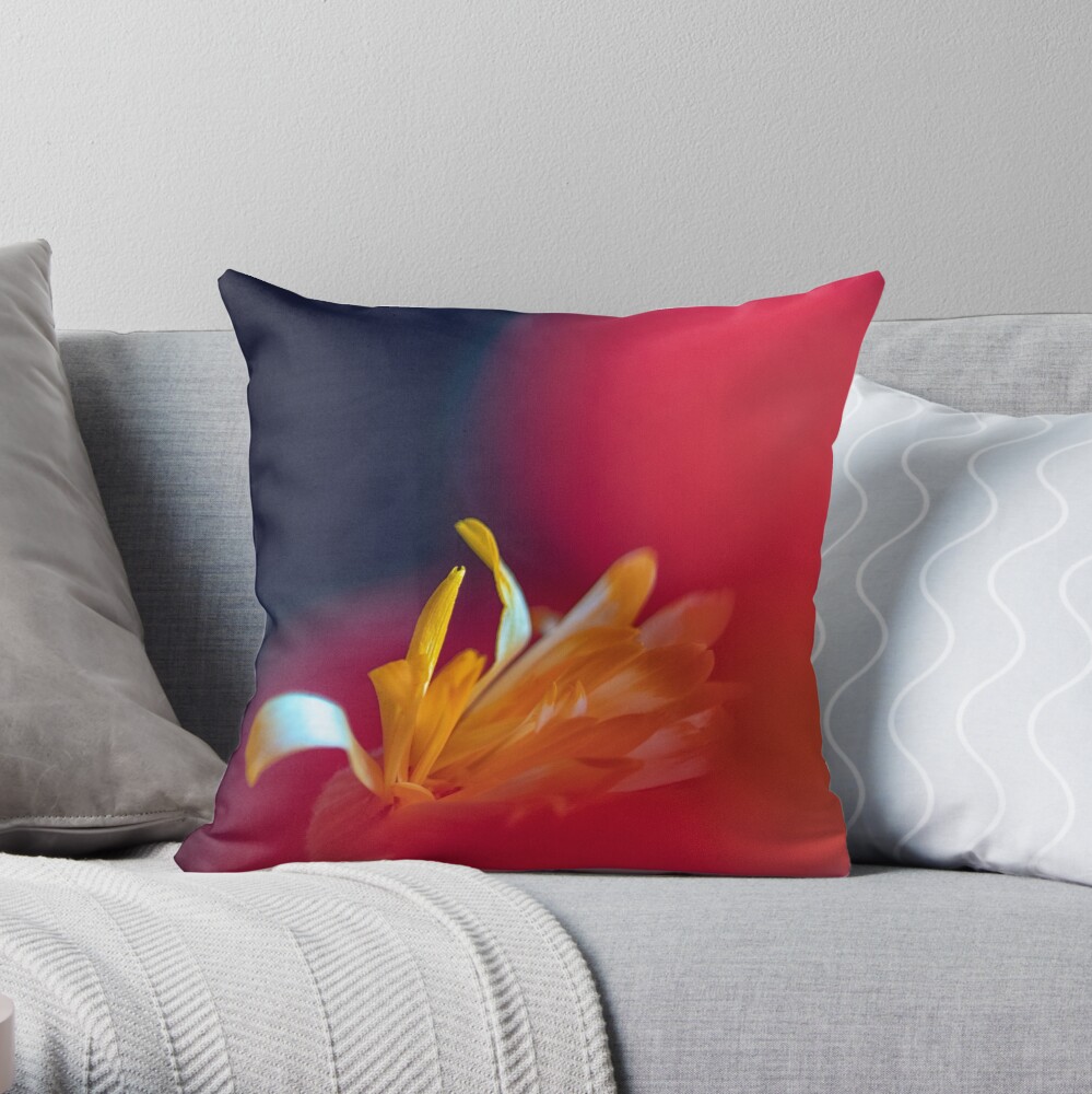 Flower Mystical Throw Pillow