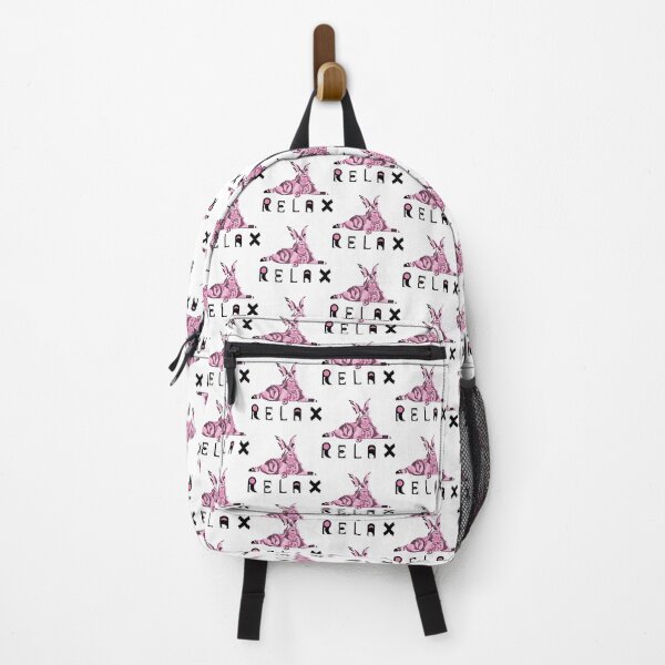 Item preview, “Relax Rabbit” v2 - funny - nature - geometric - cute - pink - animals designed and sold by BDLVandFriends.