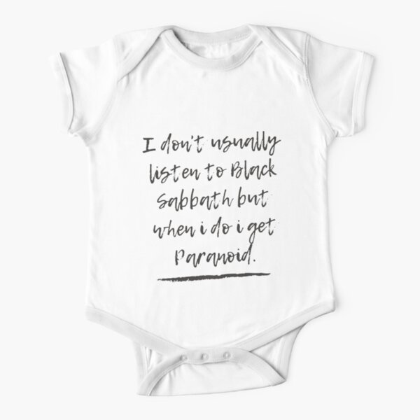 black sabbath baby clothes