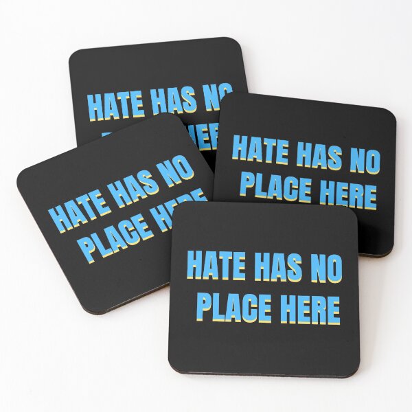 Item preview, Hate has no place here designed and sold by piastrelli.