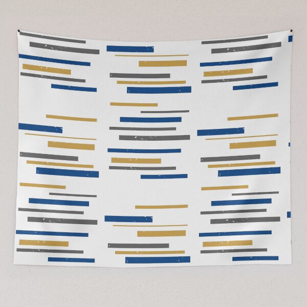 Item preview, Blue, Gold and Grey Rectangle Pattern designed and sold by jevelynlustan.