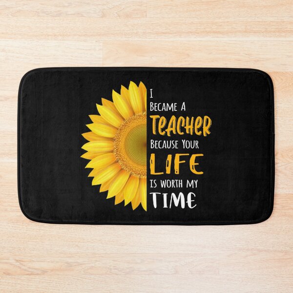 Item preview, I became a Teacher - Beautiful Sunflower designed and sold by KA DESIGNS.