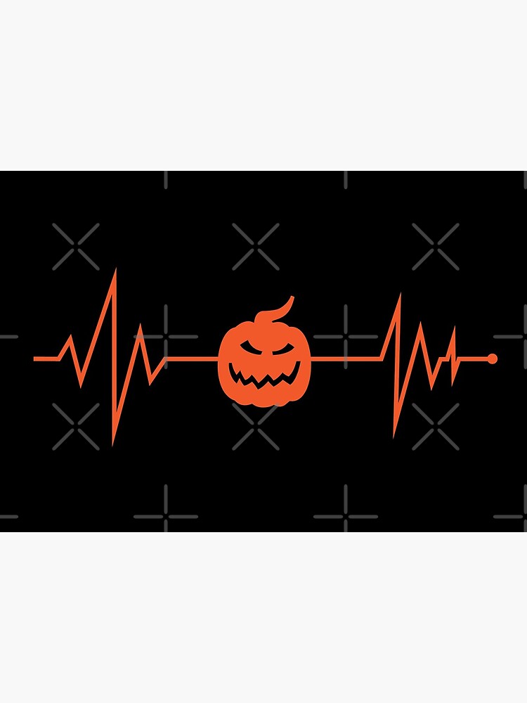 pumpkin heartbeat svg
