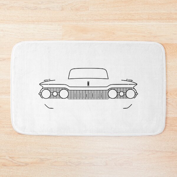 Item preview, Oldsmobile 88 classic car black outline graphic designed and sold by soitwouldseem.