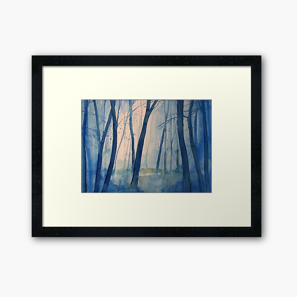 Nel bosco Framed Art Print