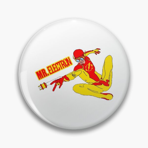 Item preview, Mr Electron; Electrician; Superhero; designed and sold by StickerApe.