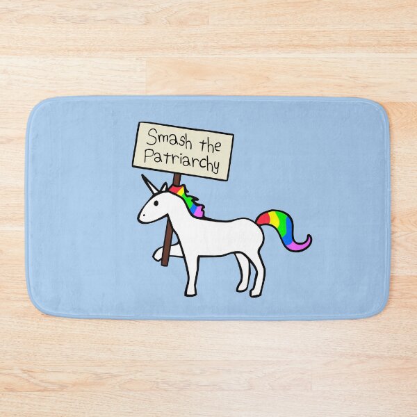 Item preview, Smash The Patriarchy (White Unicorn) designed and sold by jezkemp.