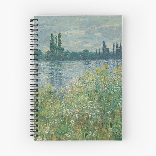 Aperçu de l'œuvre Claude Monet Bords de Seine, Vétheuil 1880 créée et vendue par Vintage Wall Art.