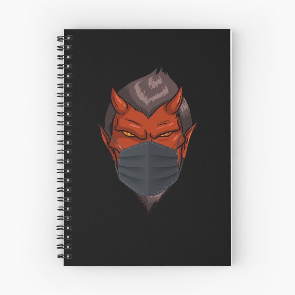 Item preview, Devil Wearing A Face Mask Germophobe Halloween Gift Gear designed and sold by DynamicDesign.