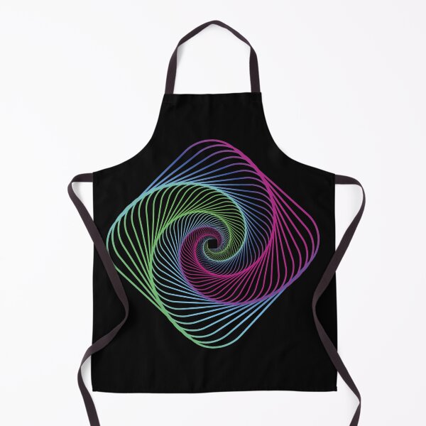 Item preview, Modern Geometric Spiral Gradient Spider Web Line Art designed and sold by PolyPixel.