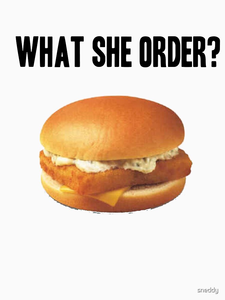 "What She Order?" Tshirt by sneddy Redbubble