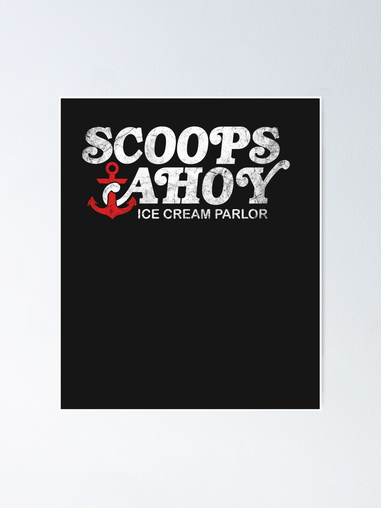 "Scoops Ahoy Ice Cream Parlor " Poster for Sale by RomanAmonsson