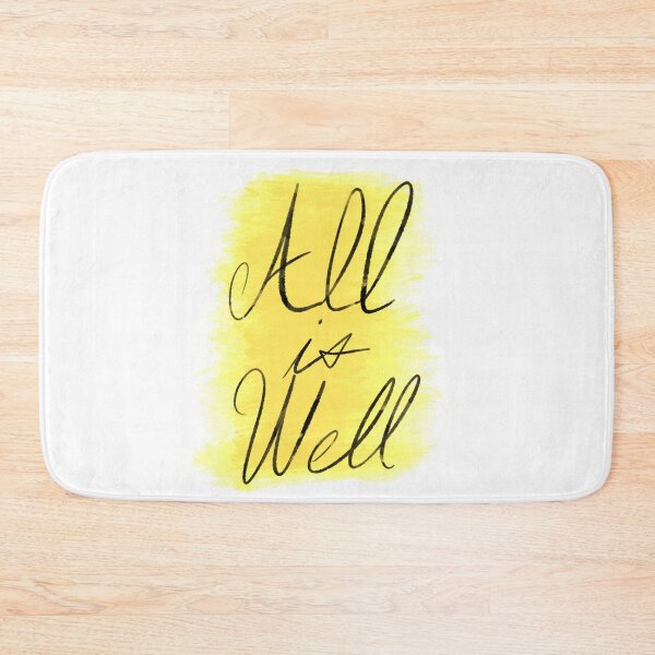 Item preview, All is well | A message for you from you | Black on White designed and sold by Sparcicus.
