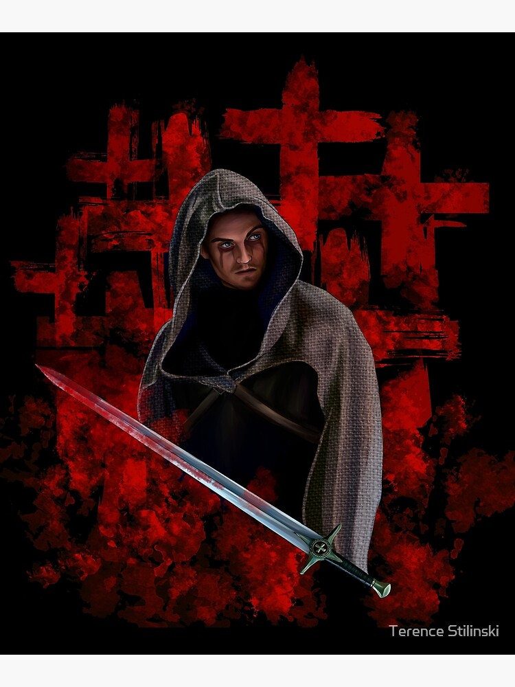 "The Weeping Monk" Mounted Print for Sale by TeriTeo Redbubble