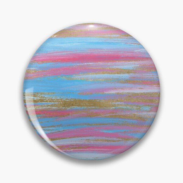 Item preview, Abstract Blue, Pink and Gold Painted Strokes designed and sold by Cato99.