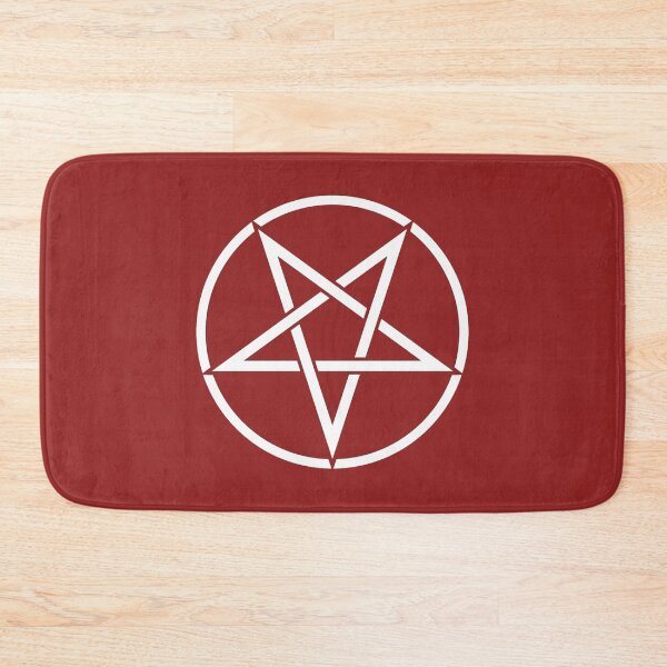 Item preview, Pentagram on red designed and sold by Martyn Prince.