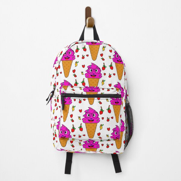 Item preview, Kawaii Funny Strawberry Ice Cream Face designed and sold by vineeth.