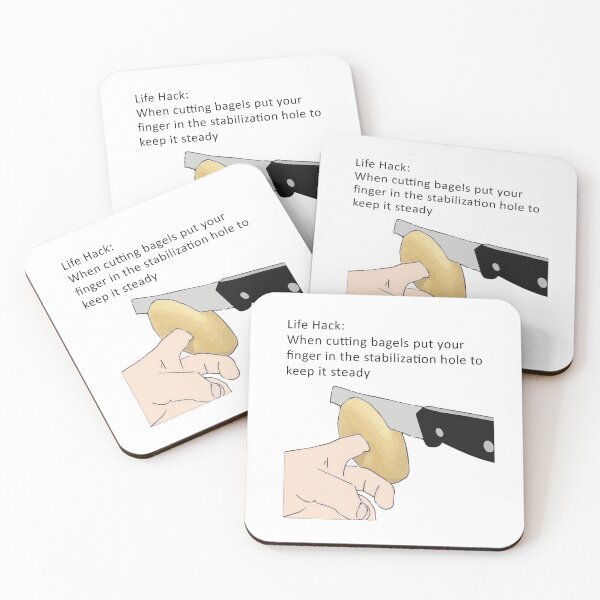 Item preview, Life Hack for Cutting Bagles designed and sold by Anliger.
