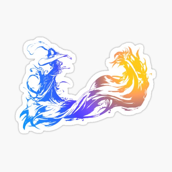 Final Fantasy Logo Stickers Redbubble