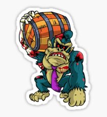 Zombie Donkey Kong Sticker