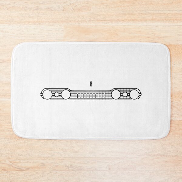 Item preview, Oldsmobile 88 classic car minimalist grille black graphic designed and sold by soitwouldseem.