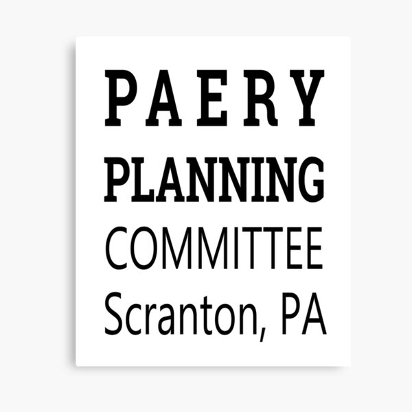 Office Party Planning Committee Scranton PA Shirt Funny Trending Womens Gift Office Fan gifts best friend tees t-shirt Canvas Print