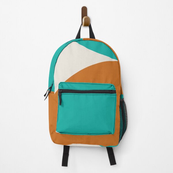 Item preview, Two circles. Teal and brown geometry designed and sold by Latte Design.