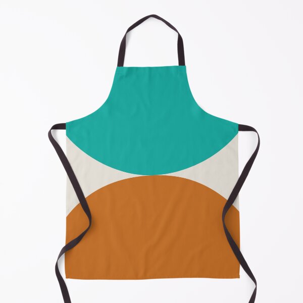 Item preview, Two circles. Teal and brown geometry designed and sold by Latte Design.